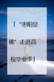 “枣阳皇桃”走进高校毕业季