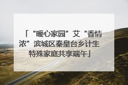 “暖心家园”艾“香情浓”滨城区秦皇台乡计生特殊家庭共享端午