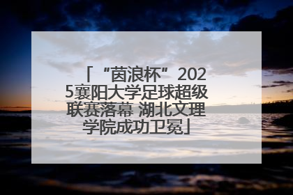 “茵浪杯”2025襄阳大学足球超级联赛落幕 湖北文理学院成功卫冕