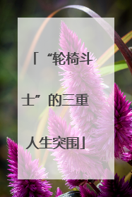 “轮椅斗士”的三重人生突围