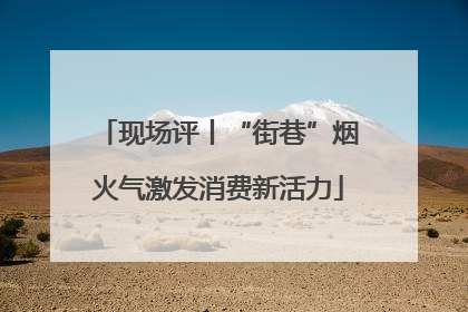 现场评丨“街巷”烟火气激发消费新活力