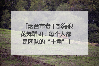 烟台市老干部海浪花舞蹈团：每个人都是团队的“主角”