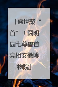 盛世聚“首”！圆明园七尊兽首亮相安徽博物院