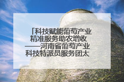 科技赋能葡萄产业 精准服务助农增收——河南省葡萄产业科技特派员服务团太康县科技服务纪实