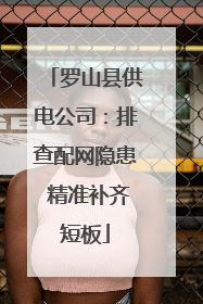 罗山县供电公司：排查配网隐患 精准补齐短板