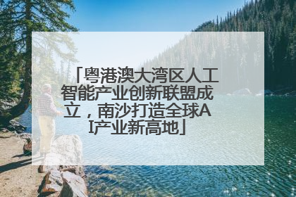 粤港澳大湾区人工智能产业创新联盟成立，南沙打造全球AI产业新高地