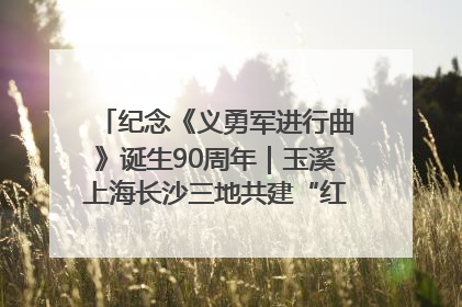 纪念《义勇军进行曲》诞生90周年｜玉溪上海长沙三地共建“红色思政教育共同体”