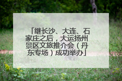 继长沙、大连、石家庄之后，大运扬州景区文旅推介会（丹东专场）成功举办