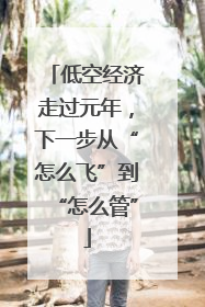 低空经济走过元年，下一步从“怎么飞”到“怎么管”