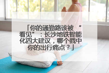 你的通勤路该被 “看见”：长沙地铁智能化四大建议，哪个戳中你的出行痛点？