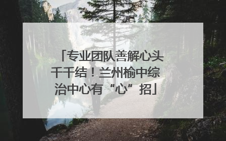 专业团队善解心头千千结！兰州榆中综治中心有“心”招