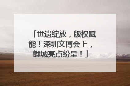世遗绽放，版权赋能！深圳文博会上，鲤城亮点纷呈！