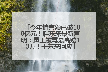 今年销售额已破100亿元！胖东来最新声明：员工被骂最高赔10万！于东来回应