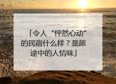 令人“怦然心动”的民宿什么样？是旅途中的人情味