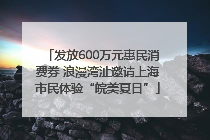 发放600万元惠民消费券 浪漫湾沚邀请上海市民体验“皖美夏日”