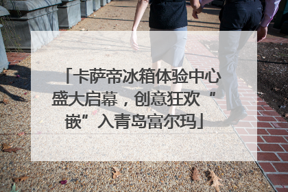 卡萨帝冰箱体验中心盛大启幕，创意狂欢“嵌”入青岛富尔玛