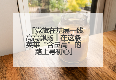 党旗在基层一线高高飘扬丨在这条英雄“含量高”的路上寻初心