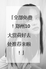 全部免费！郑州10大赏荷好去处推荐来啦！