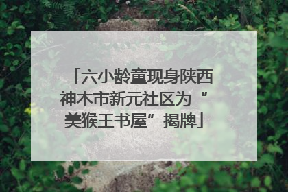 六小龄童现身陕西神木市新元社区为“美猴王书屋”揭牌