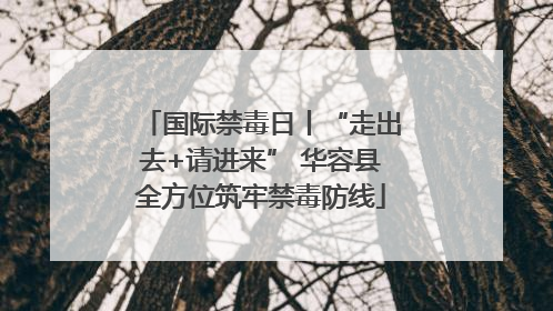 国际禁毒日丨“走出去+请进来” 华容县全方位筑牢禁毒防线