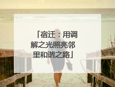 宿迁：用调解之光照亮邻里和谐之路