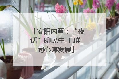 安阳内黄：“夜话”聊民生 干群同心谋发展