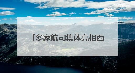 多家航司集体亮相西博会 航线拓展、智慧出行等亮点纷呈