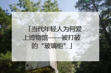 当代年轻人为何爱上博物馆——被打破的“玻璃柜”