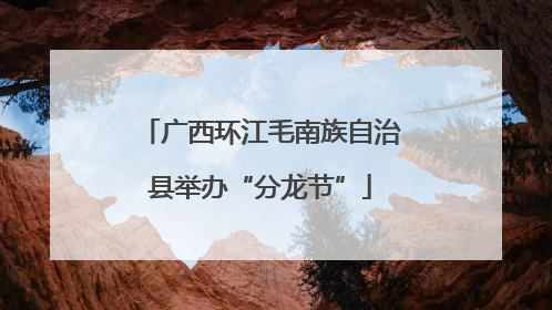 广西环江毛南族自治县举办“分龙节”