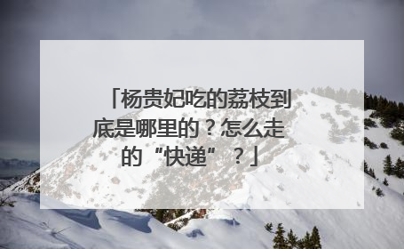 杨贵妃吃的荔枝到底是哪里的？怎么走的“快递”？