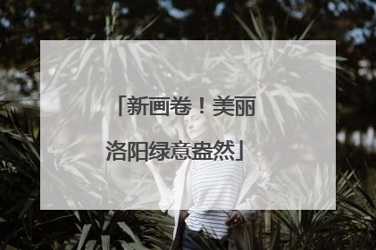新画卷！美丽洛阳绿意盎然