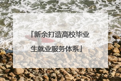新余打造高校毕业生就业服务体系