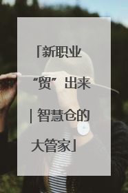 新职业 “贸”出来｜智慧仓的大管家