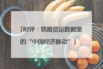时评：铁路货运数据里的“中国经济脉动”