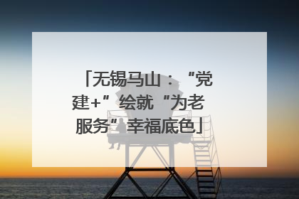 无锡马山：“党建+”绘就“为老服务”幸福底色