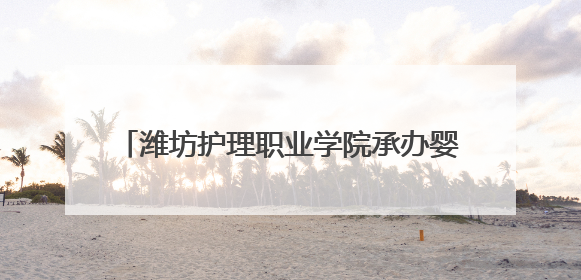 潍坊护理职业学院承办婴幼儿照护服务技能竞赛
