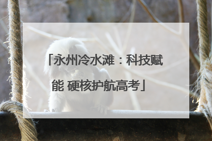 永州冷水滩：科技赋能 硬核护航高考