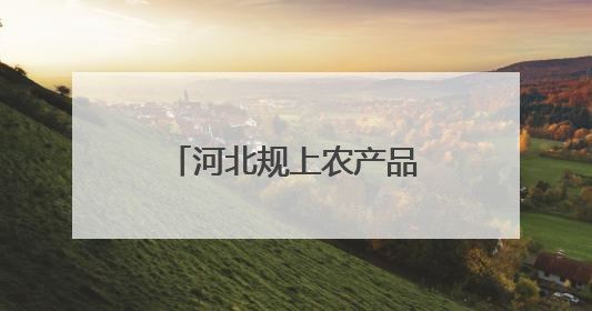 河北规上农产品加工企业年营收超六千八百亿元