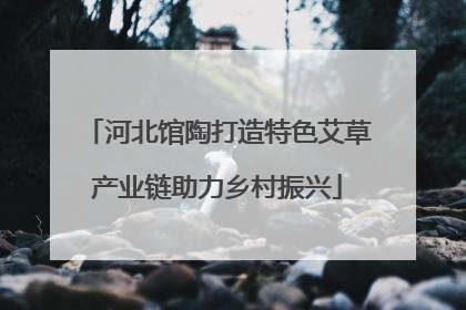 河北馆陶打造特色艾草产业链助力乡村振兴