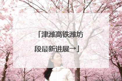 津潍高铁潍坊段最新进展→