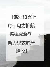 浙江绍兴上虞：电力护航杨梅成熟季 助力果农增产增收