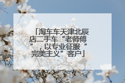 淘车车天津北辰店二手车“老师傅”，以专业征服“完美主义”客户