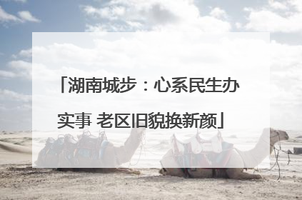 湖南城步：心系民生办实事 老区旧貌换新颜