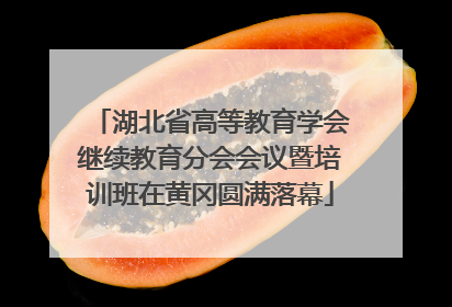 湖北省高等教育学会继续教育分会会议暨培训班在黄冈圆满落幕