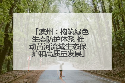滨州：构筑绿色生态防护体系 推动黄河流域生态保护和高质量发展