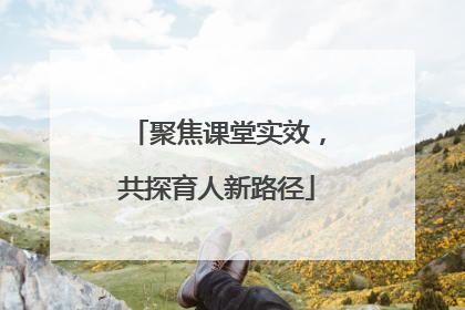 聚焦课堂实效，共探育人新路径