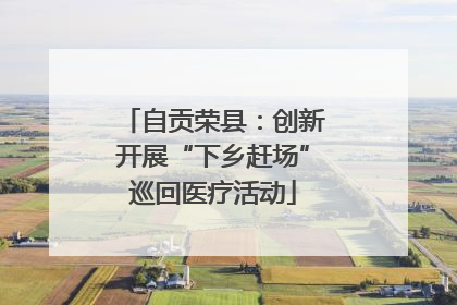自贡荣县：创新开展“下乡赶场”巡回医疗活动