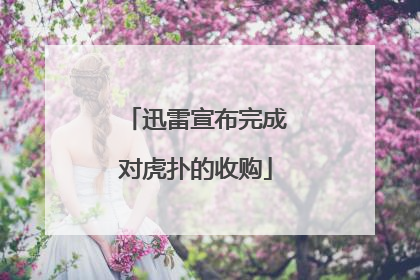 迅雷宣布完成对虎扑的收购