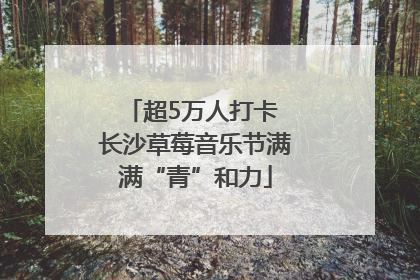 超5万人打卡 长沙草莓音乐节满满“青”和力