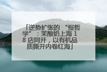 逆势扩张的 “慢哲学”：茉酸奶上海 18 店同开，以有机品质撕开内卷红海